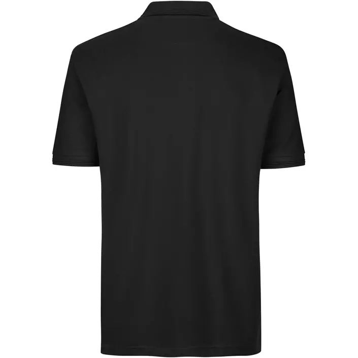 ID PRO Wear Polo T-shirt med brystlomme, Sort, large image number 1