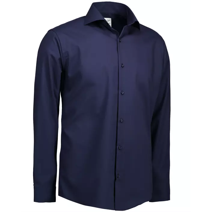 Seven Seas modern fit Fine Twill skjorte, Navy, large image number 2