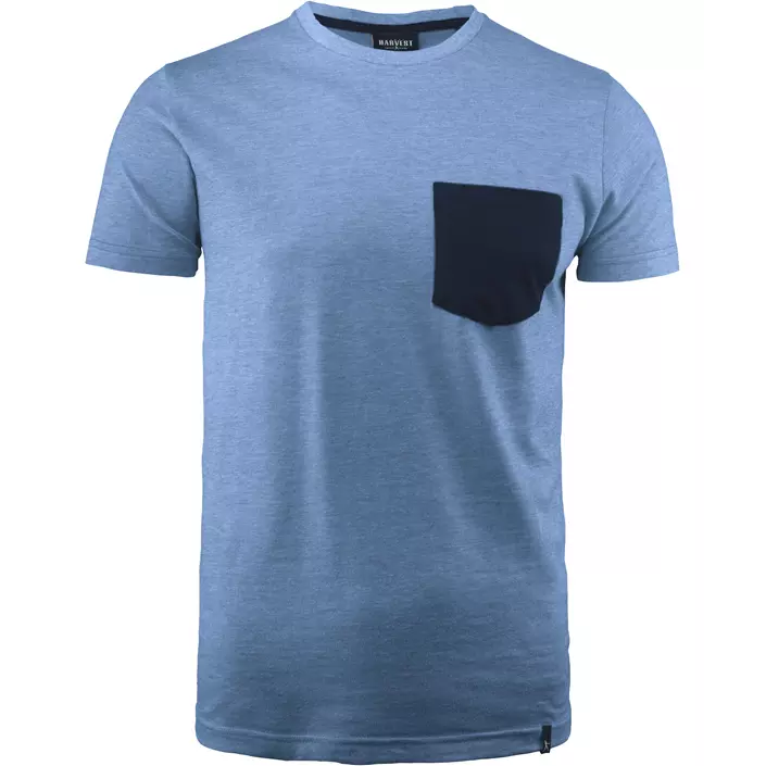 J. Harvest Sportswear Portwillow T-shirt, Blue melange, large image number 0