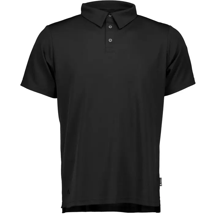 Pitch Stone Tech Wool polo T-shirt, Black, large image number 0