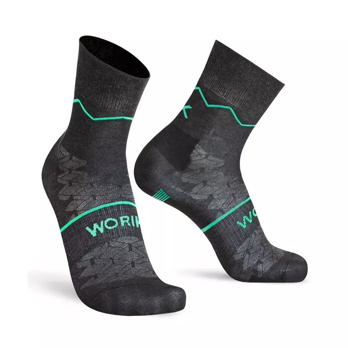 Worik This 2-pack socks, Black, large image number 1