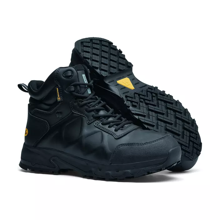 Shoes For Crews Callan Mid sikkerhedsstøvletter O6, Black, large image number 8