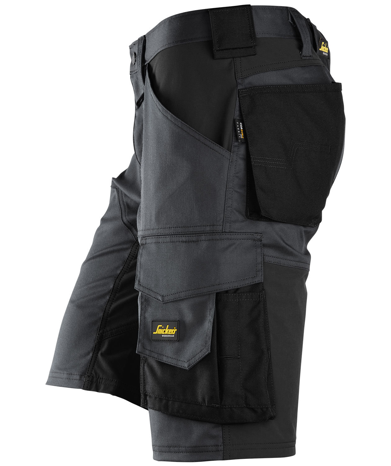 Snickers AllroundWork Arbeitsshorts 6153, Stahlgrau/Schwarz, large image number 2