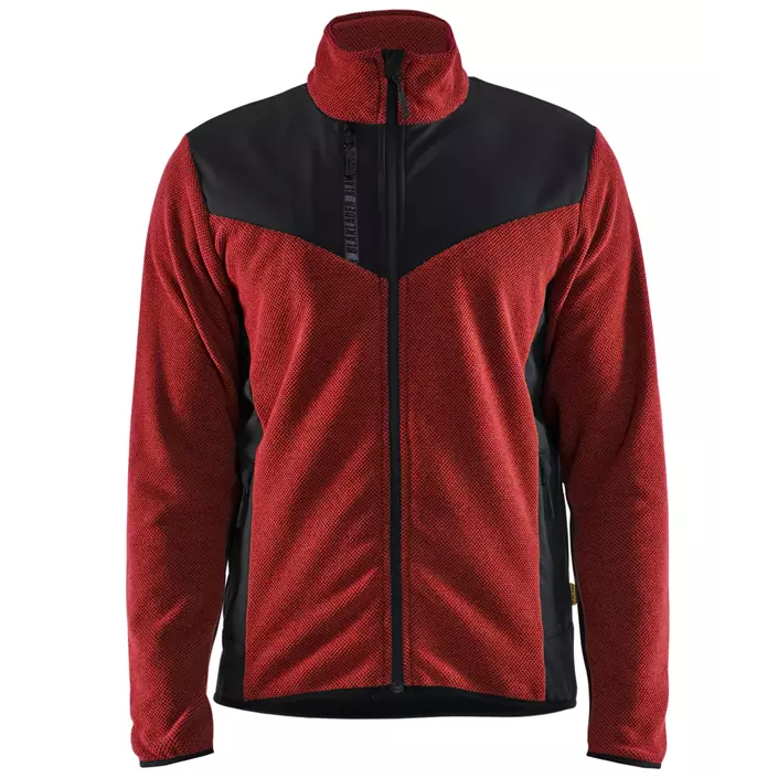 Blåkläder knitted jacket with softshell, Burnt Red/Black, large image number 0