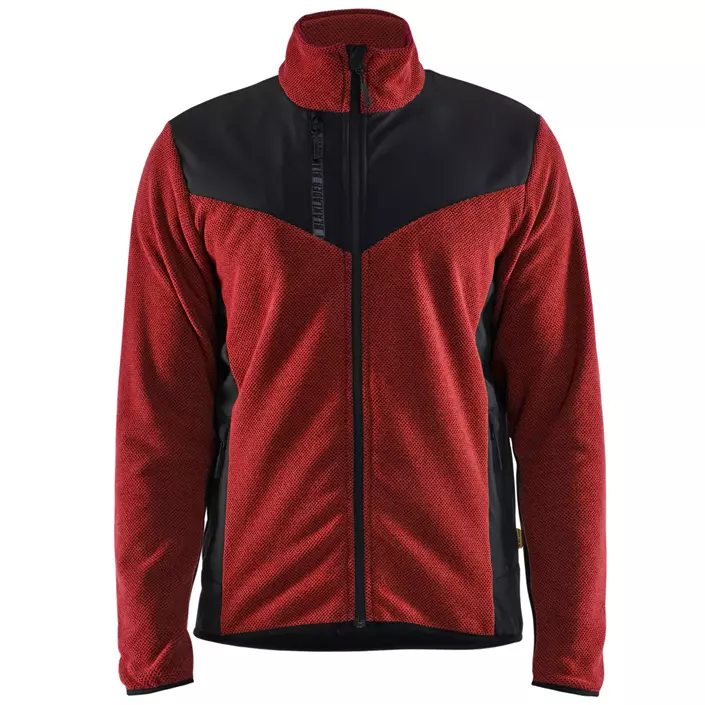 Blåkläder knitted jacket with softshell, Burnt Red/Black, large image number 0