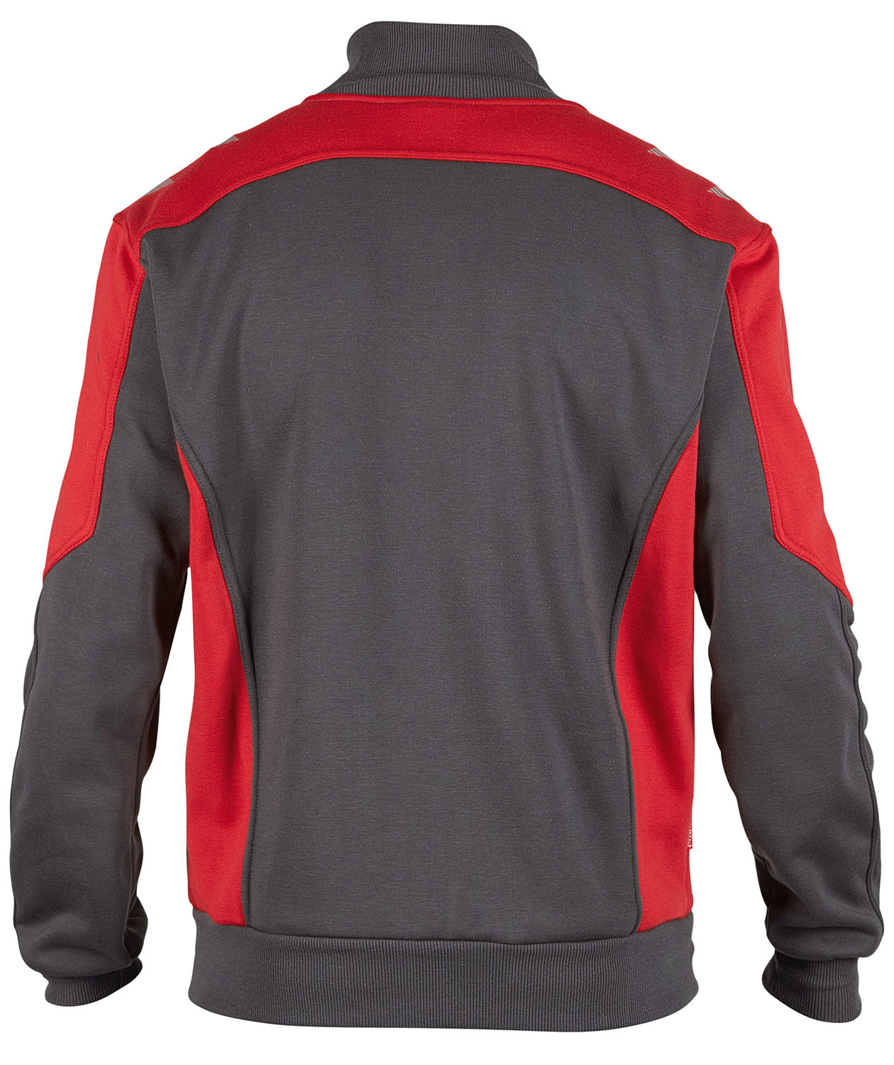 Engel Galaxy sweat cardigan, Antracit Grey/Tomato Red