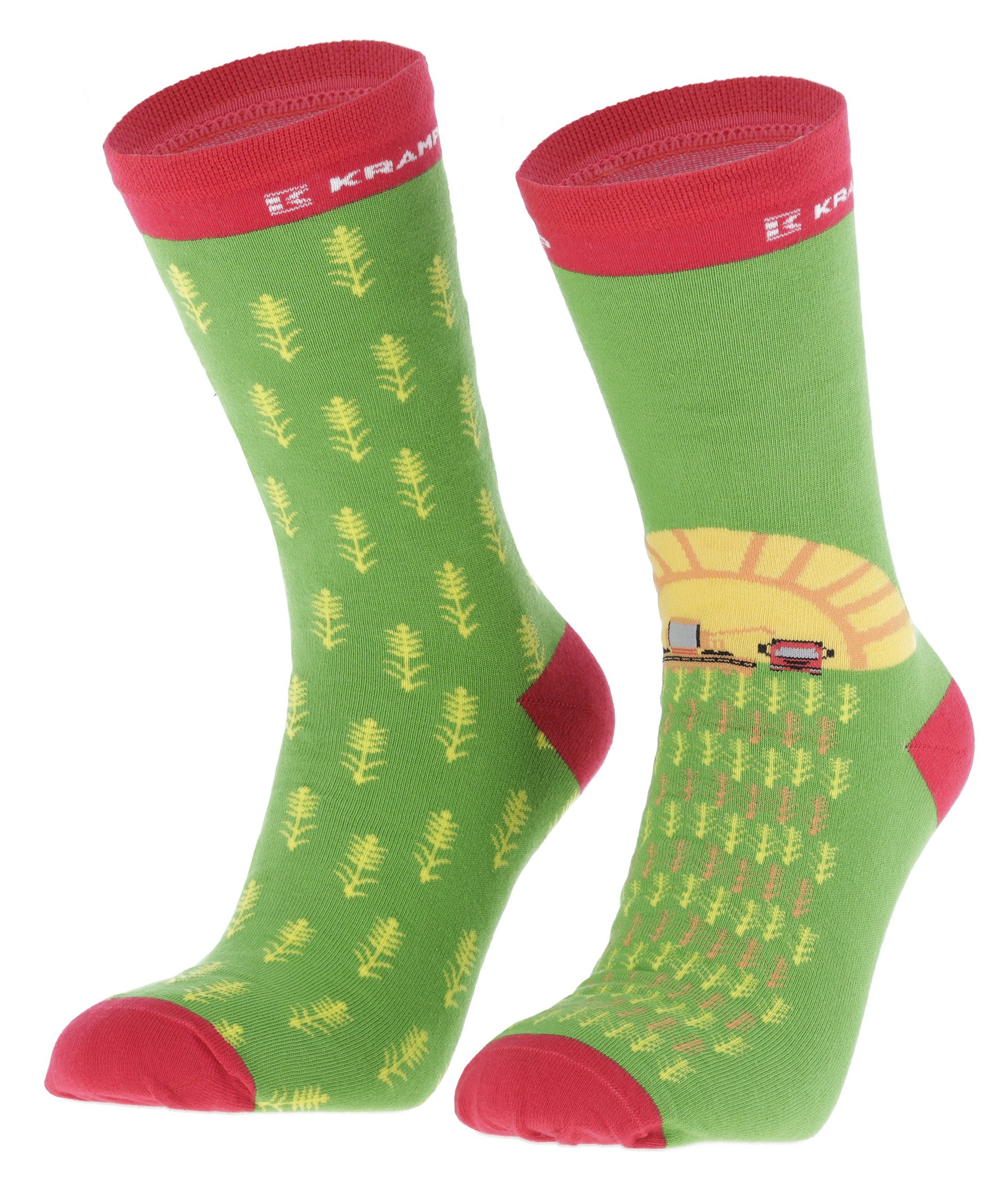 Kramp Fun 3-pak str&oslash;mper, Flerfarvet, large image number 1