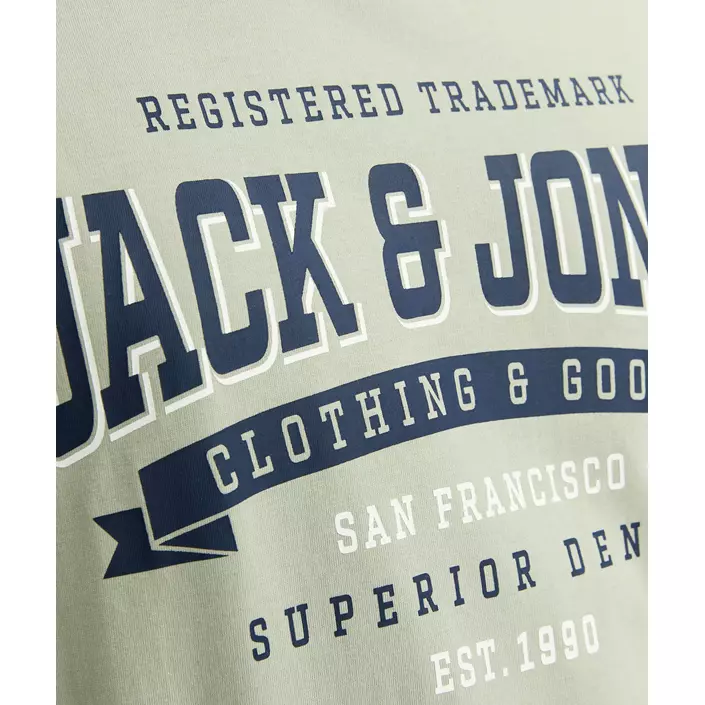 Jack & Jones JJELOGO T-skjorte, Desert Sage, large image number 4