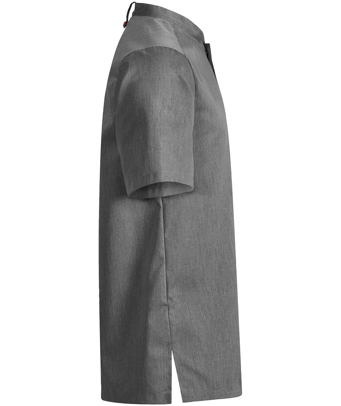 Segers 1097 short-sleeved chefs shirt, Grey melange, large image number 3