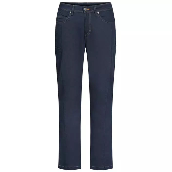 Kentaur women's trousers with extra length, Denim blue, large image number 0