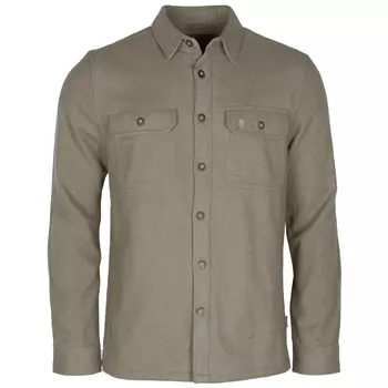 Pinewood Värnamo regular fit flannel shirt, Mole Melange