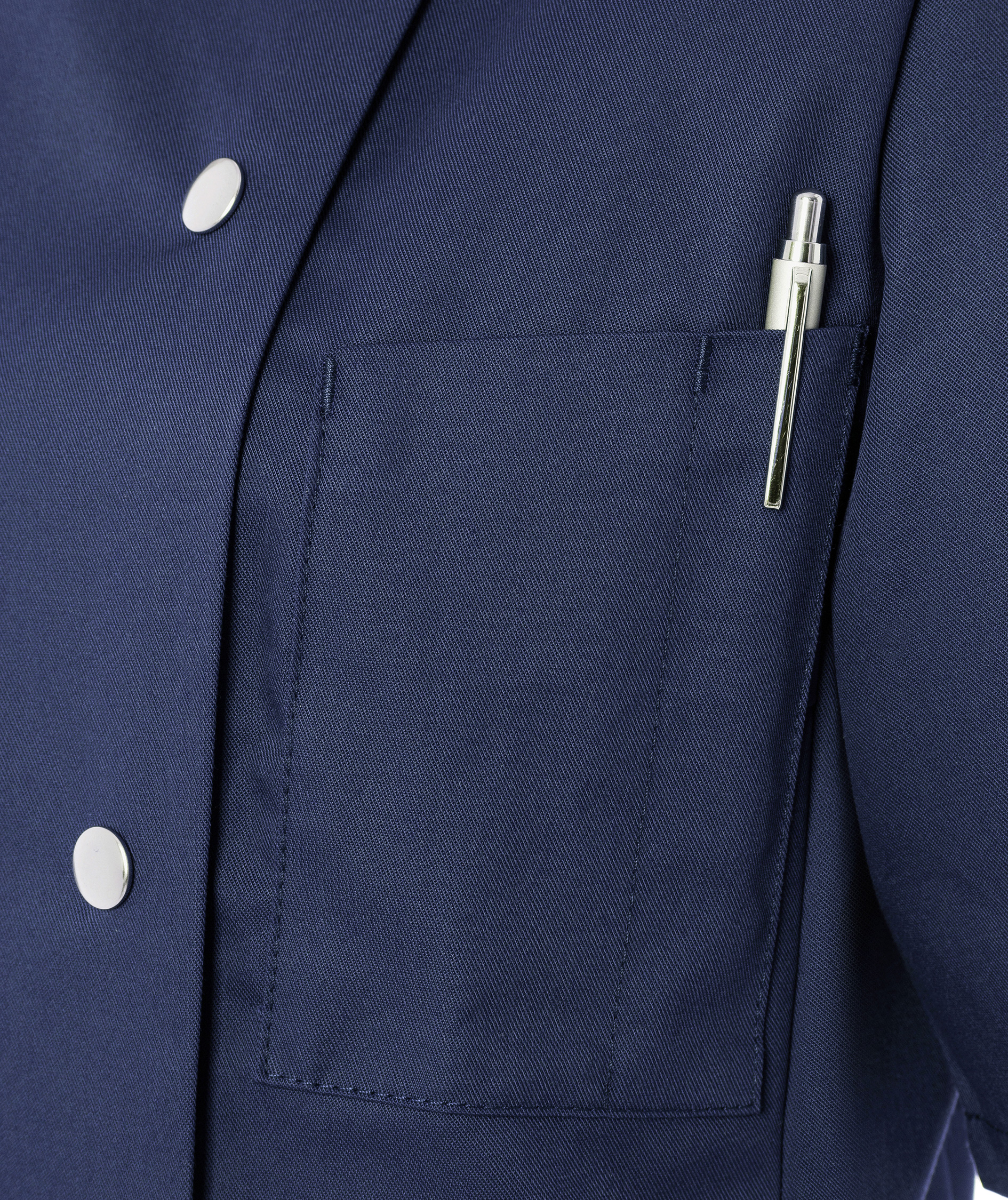 Karlowsky Greta short-sleeved women's chef jacket, Navy, Navy, large image number 6