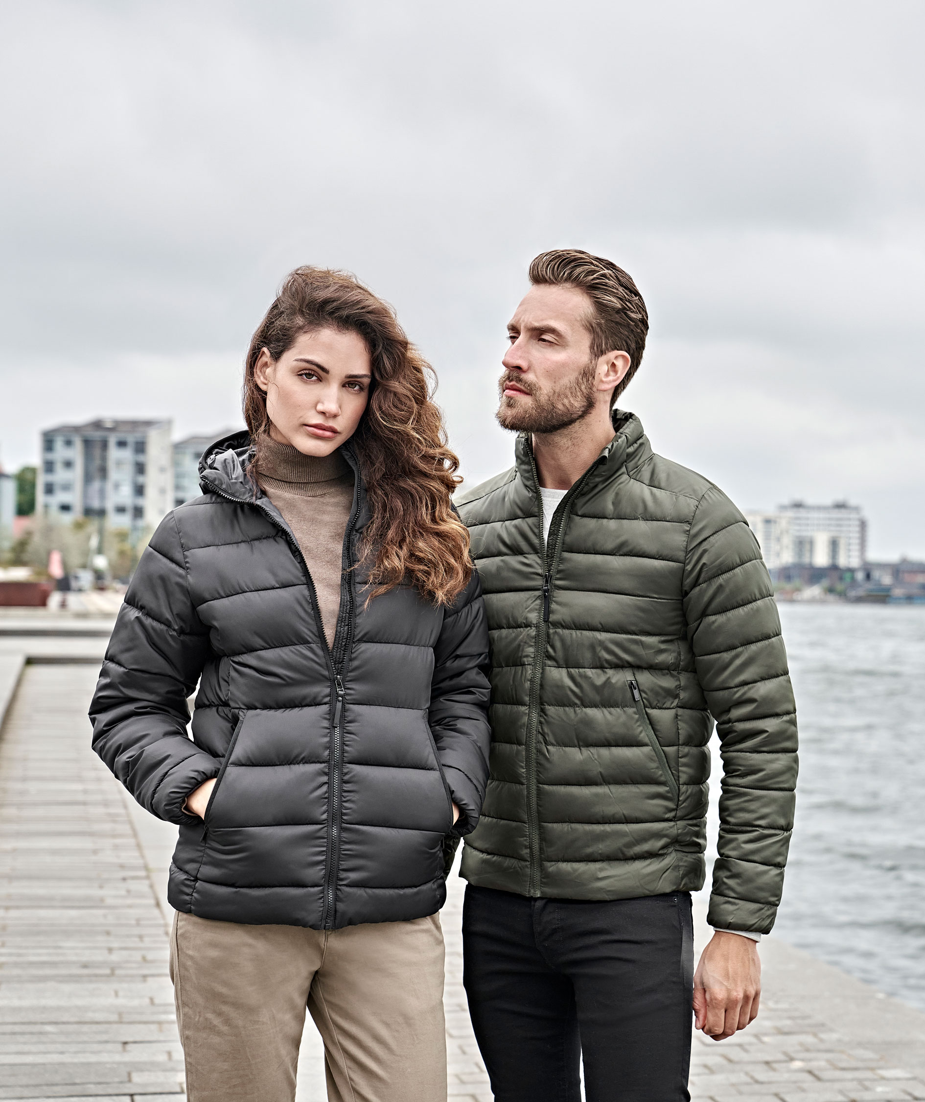 Tee Jays Lite Hooded women's jacket, Black, large image number 6