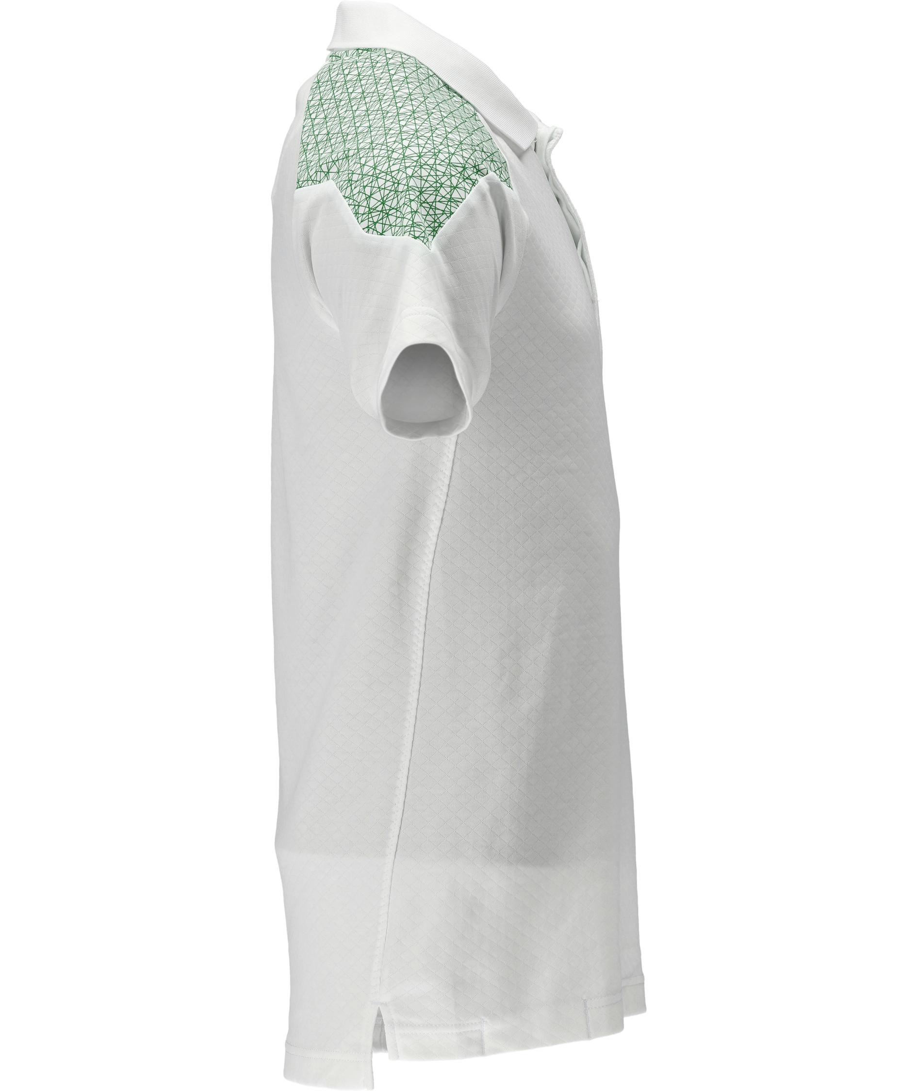 Mascot Food & Care HACCP-godkjent polo T-skjorte, Hvit/Gressgr&oslash;nn, large image number 3