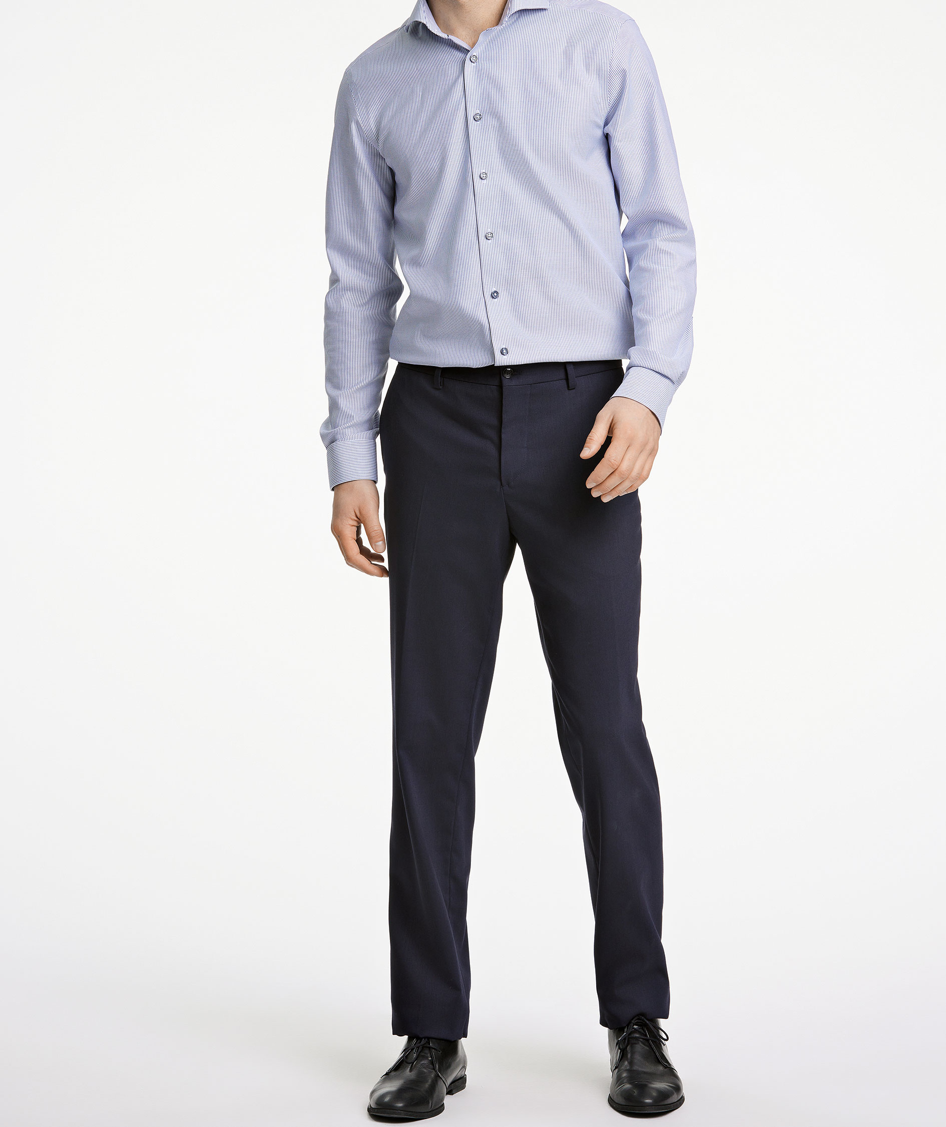 Lindbergh Modern fit suit trousers with wool