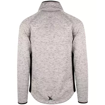 NYXX Essential fleece cardigan, Grey Melange