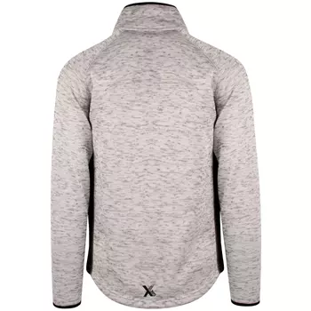 NYXX Essential fleece cardigan, Grey Melange