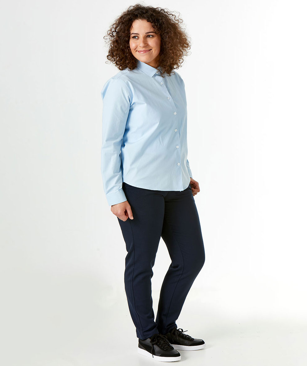 NewTurn Super Stretch Regular fit women's shirt, Lightblue, large image number 1