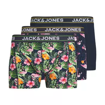 Jack & Jones JACPINK FLAMINGO 3er-Pack Boxershorts, Navy Blazer