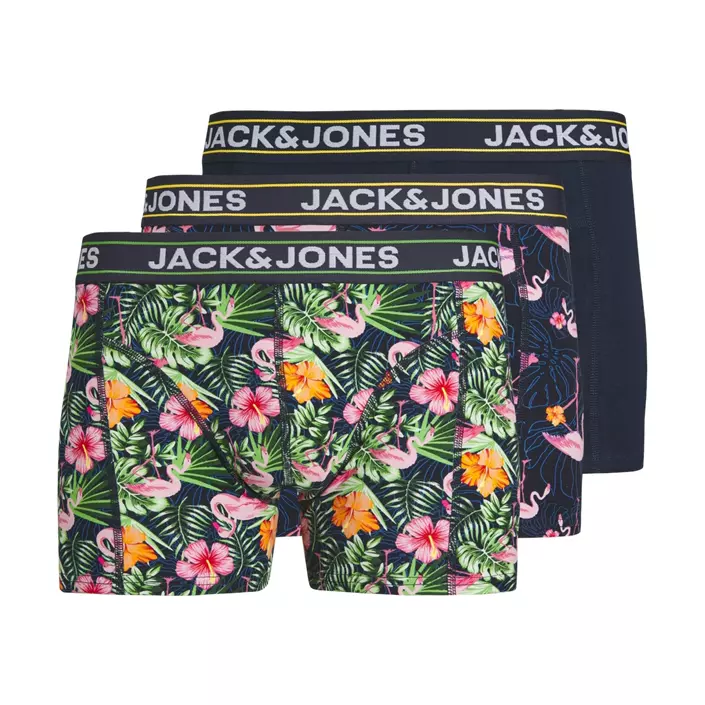 Jack & Jones JACPINK FLAMINGO 3-pack boxershorts, Navy Blazer, large image number 0