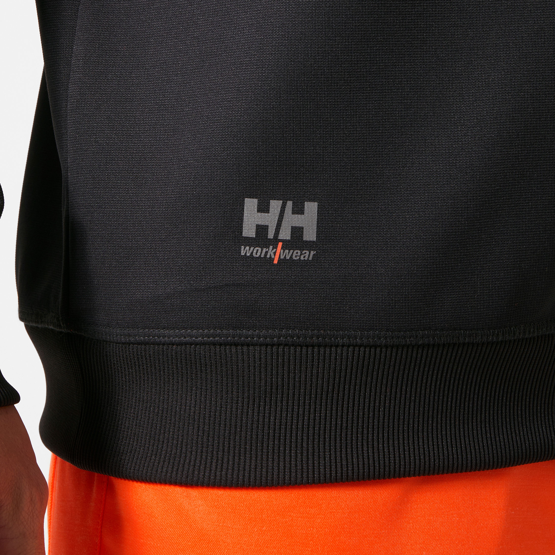 Helly Hansen Addvis half zip sweatshirt, Hi-vis Orange/Ebony, large image number 5