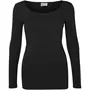 Vero Moda VMMAXI MY SOFT langärmliges langes Damen T-Shirt, Black Vero Moda VMMAXI MY SOFT langärmliges langes Damen T-Shirt, Black