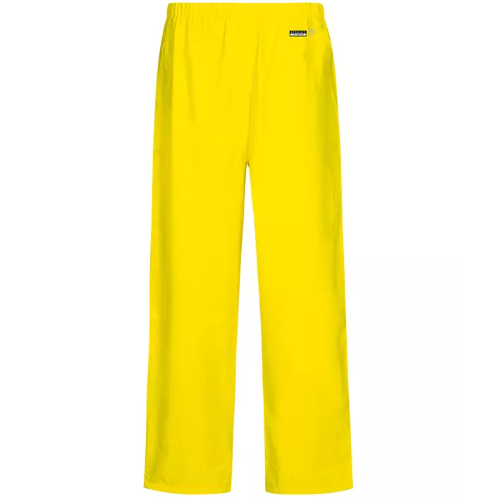 Lyngsøe PU rain trousers, Hi-Vis Yellow, large image number 0