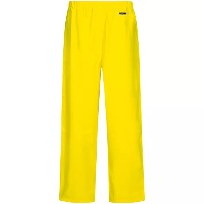 Lyngsøe PU rain trousers, Hi-Vis Yellow, large image number 0