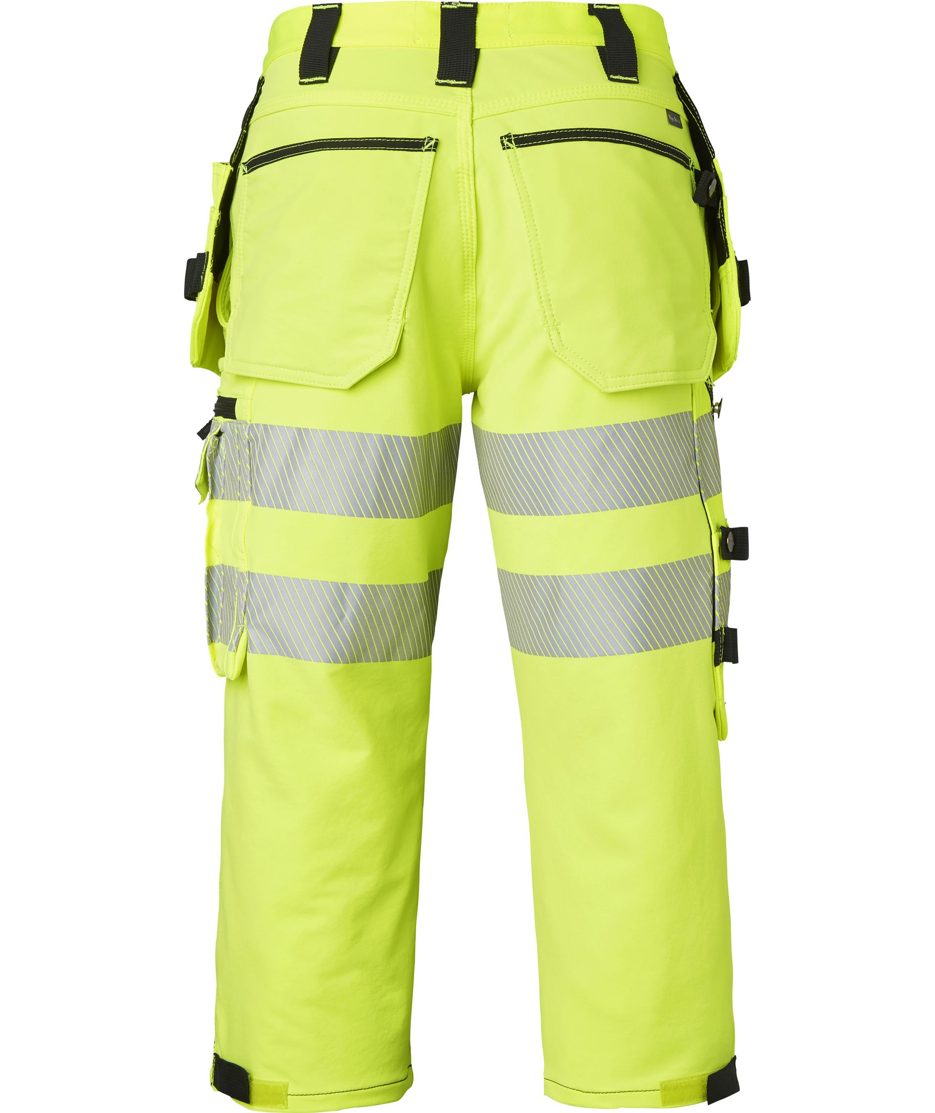 Top Swede h&aring;ndverksknickers 314 full stretch, Hi-vis Gul/Svart, large image number 1