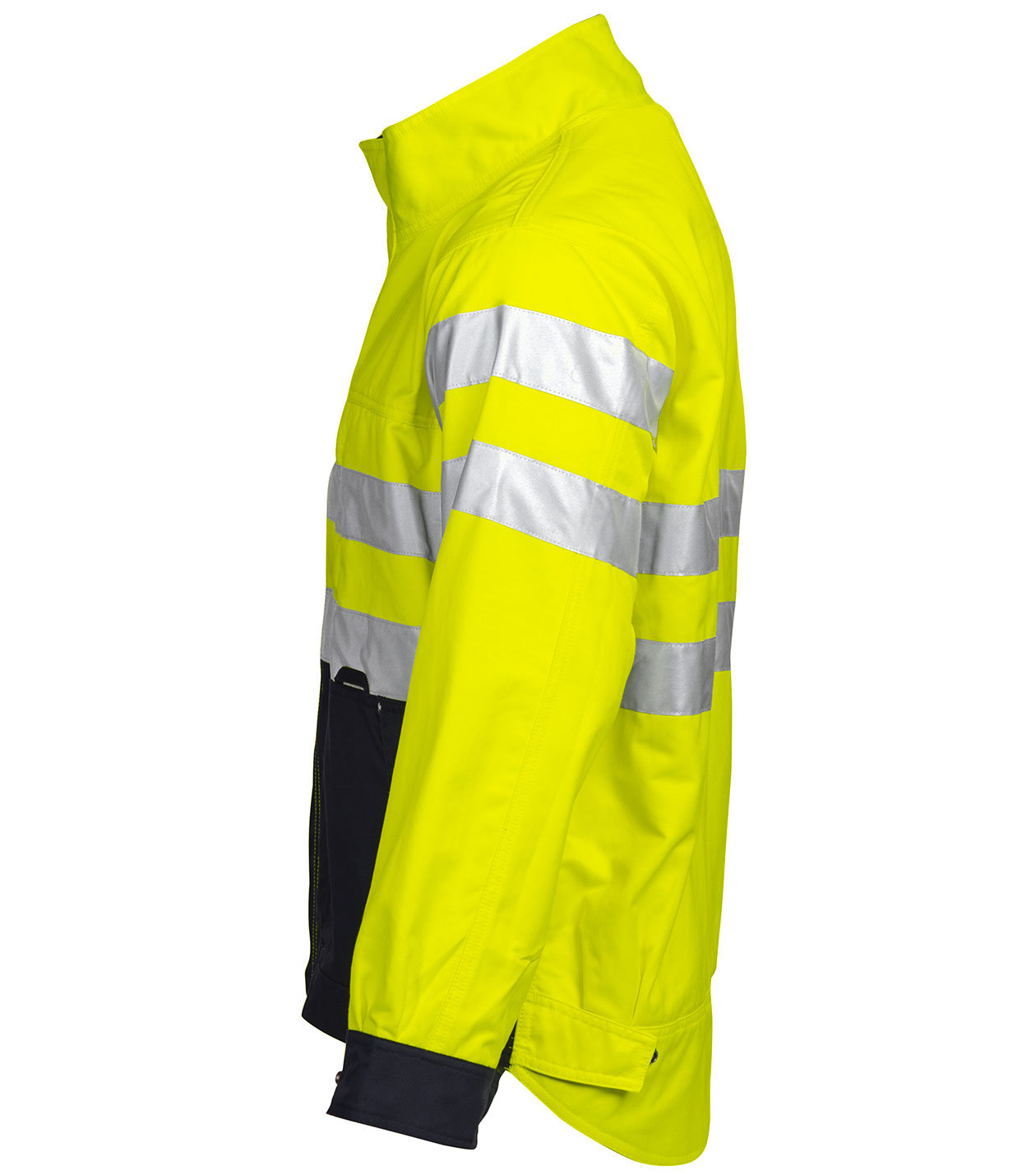 ProJob arbejdsjakke 6401, Hi-vis&nbsp;Gul/Sort, large image number 1