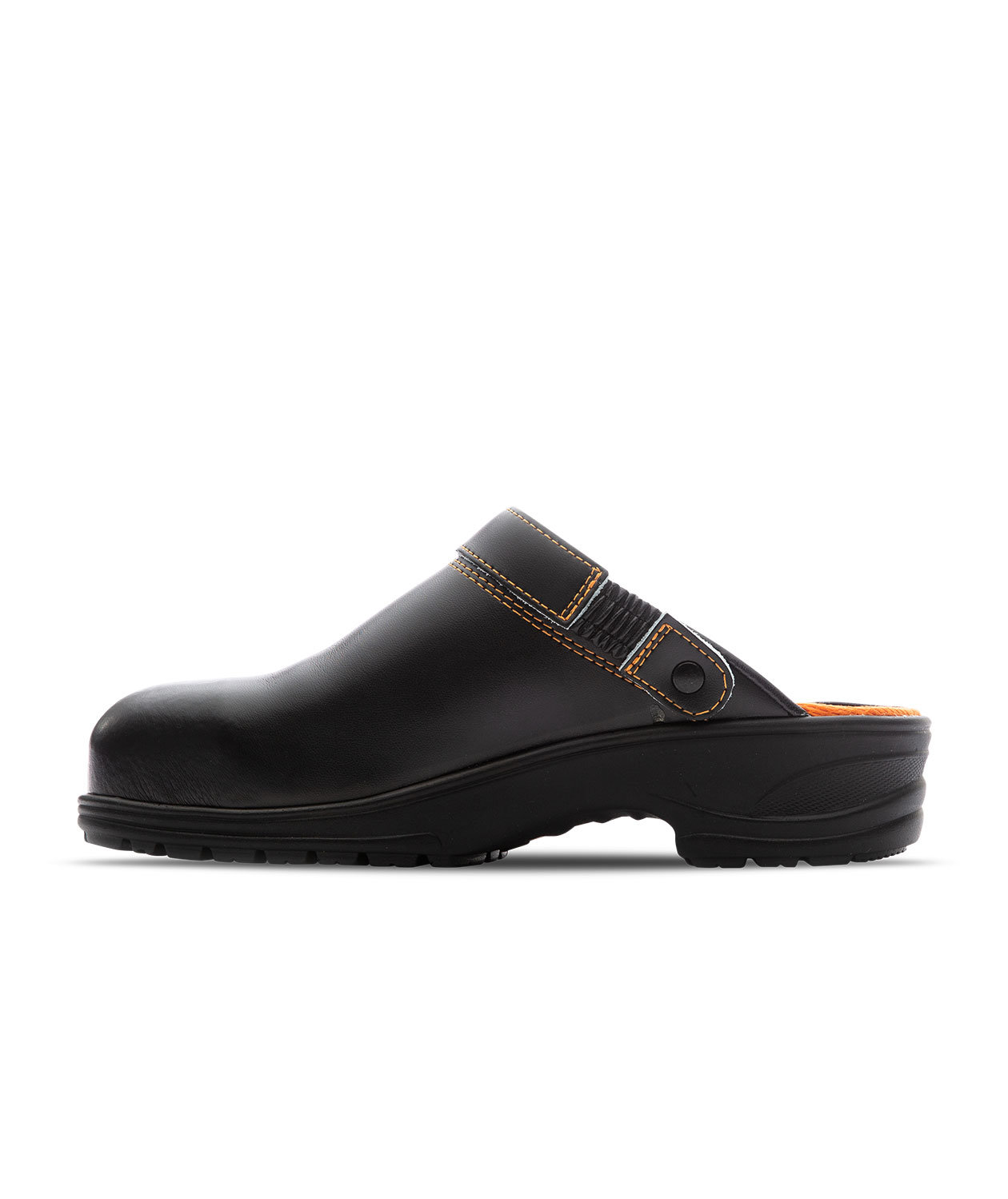 Monitor Ymer safety clogs with heel strap SB Black