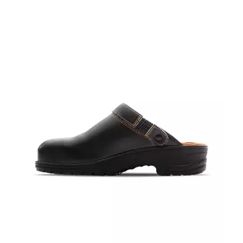 Monitor Ymer safety clogs with heel strap SB, Black
