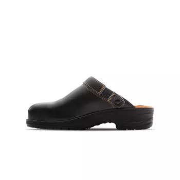 Monitor Ymer safety clogs with heel strap SB, Black