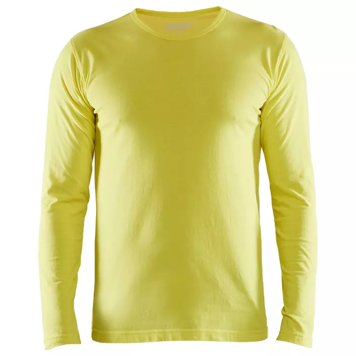Blåkläder langærmet T-shirt, Hi-Vis Yellow, large image number 0