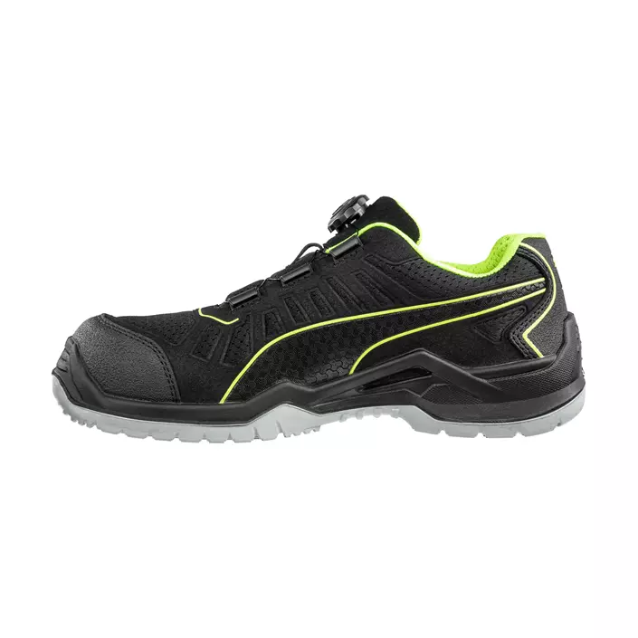 Puma Fuse TC Green Low Disc safety shoes S1P, Black/Green, large image number 1