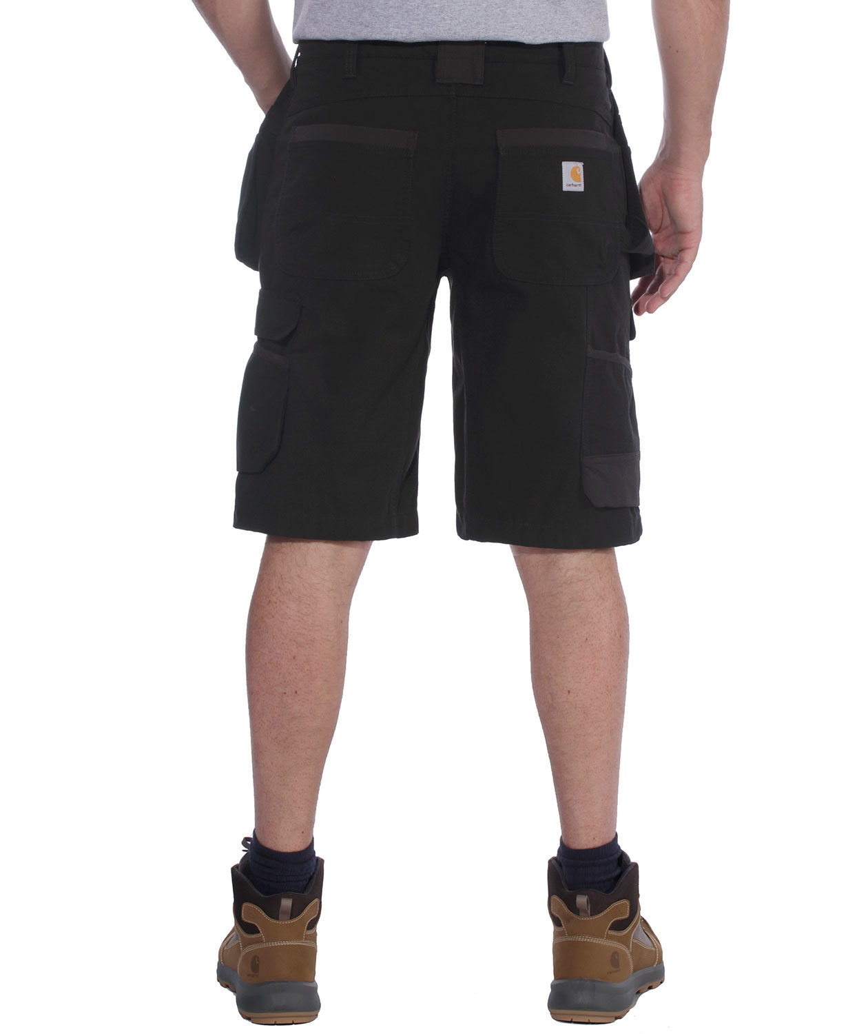 Carhartt h&aring;ndverkershorts, Svart, large image number 2