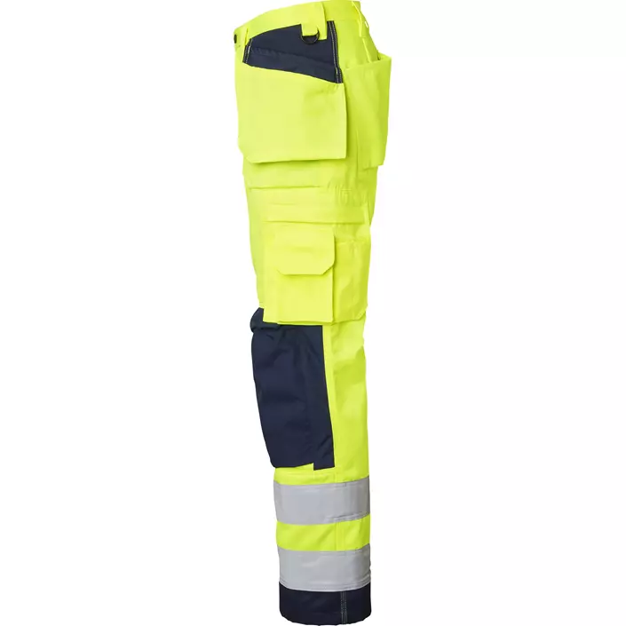 Top Swede craftsman trousers 2516, Hi-vis Yellow/Black, large image number 3