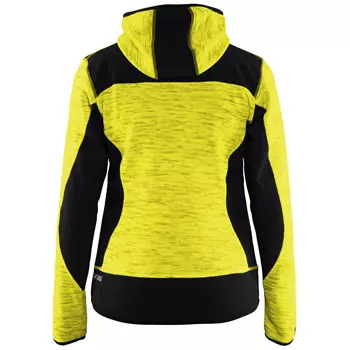 Blåkläder knitted women's softshell jacket, Hi-vis Yellow/Black