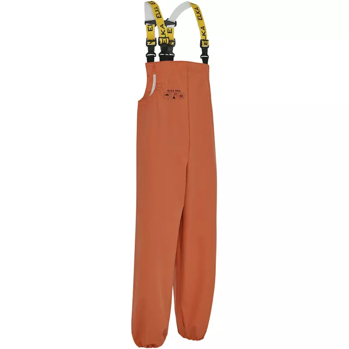 ELKA PRO PU hängselbyxa, Orange, large image number 0
