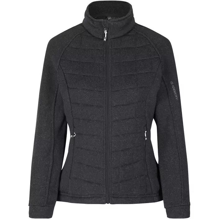 ID quilted women's fleece jacket, Graphite Melange, large image number 0