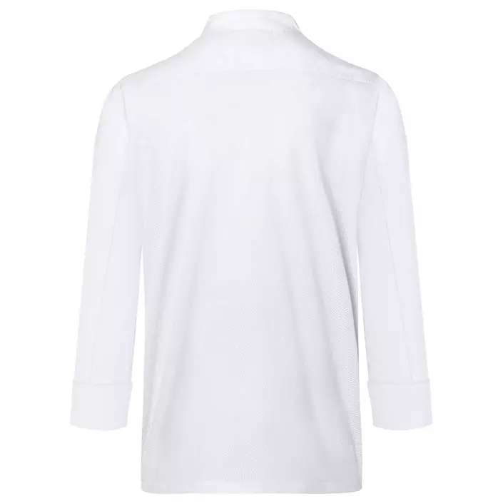 Karlowsky Basic langærmet kokke t-shirt, Hvid, large image number 2