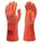 Showa PVC 620 kemikaliebeskyttelseshandsker, Rød, Rød, swatch