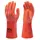 Showa PVC 620 Chemikalienschutzhandschuhe, Rot, Rot, swatch