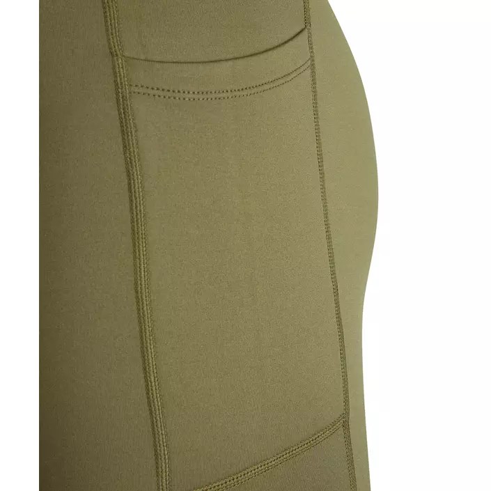 Zebdia running tights, Army Green, large image number 2