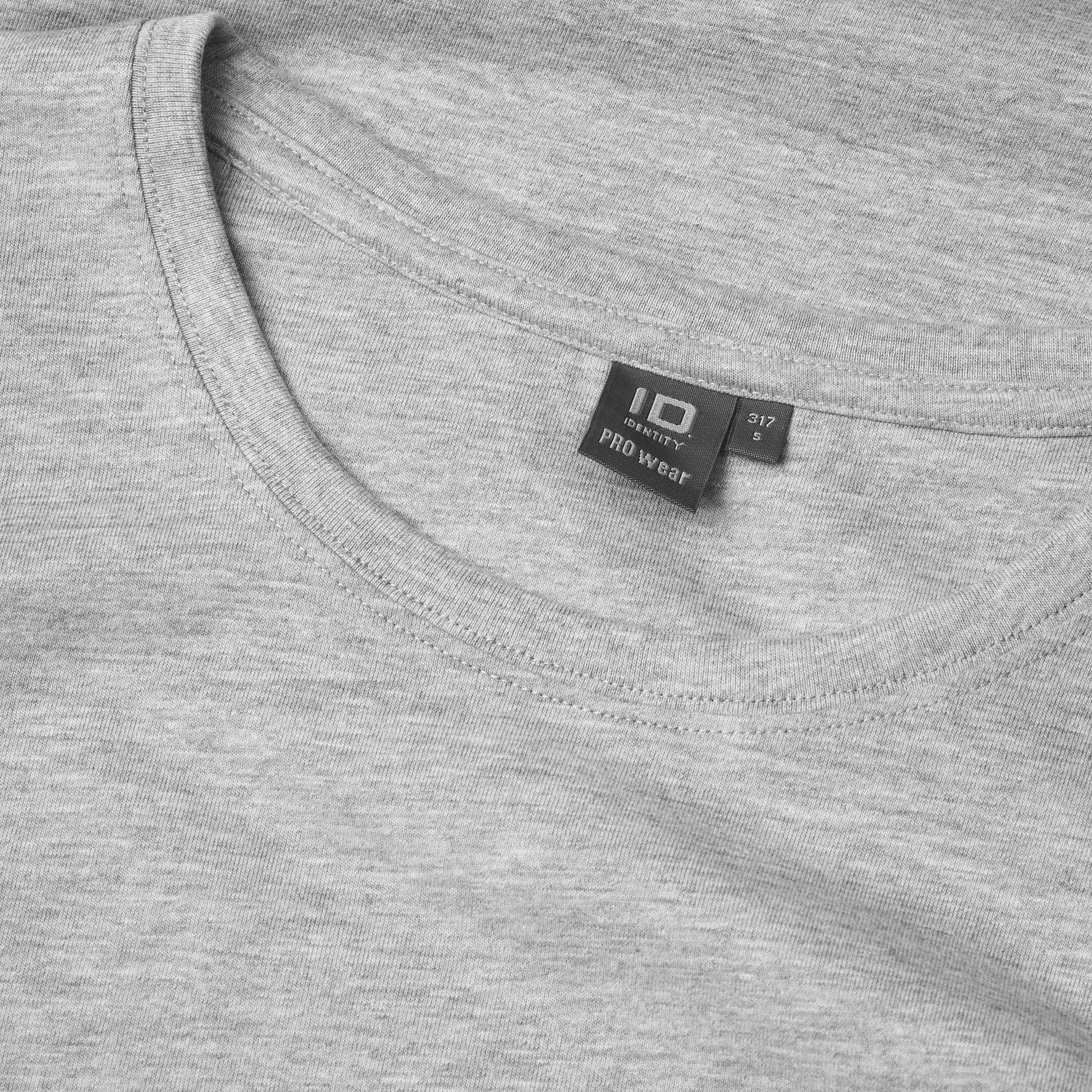 ID PRO Wear light dame T-shirt, Gr&aring; melange, large image number 3