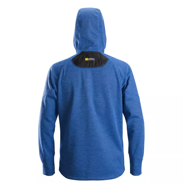 Snickers FlexiWork fleece hoodie 8041, Blue/Black, large image number 1