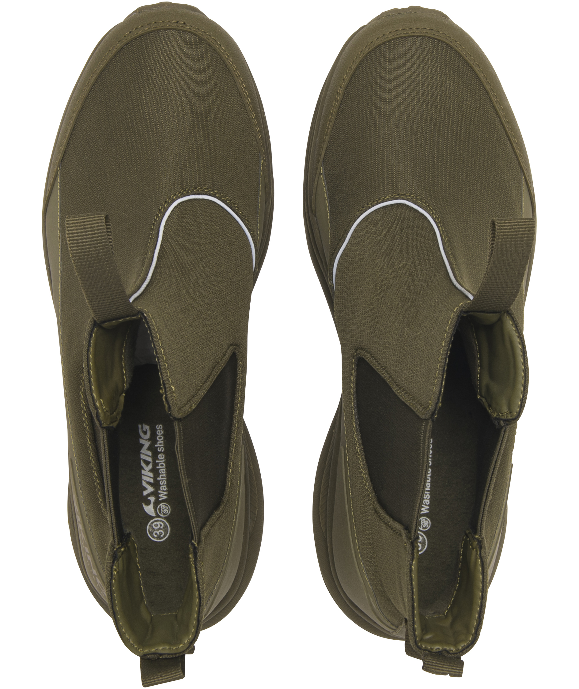 Viking City Chelsea Fleece WP women's boots, Olive, large image number 5