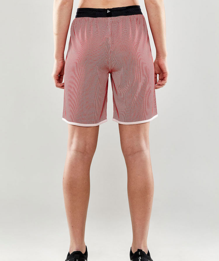 Craft Progress vendbare dameshorts, Bright red/white, large image number 2