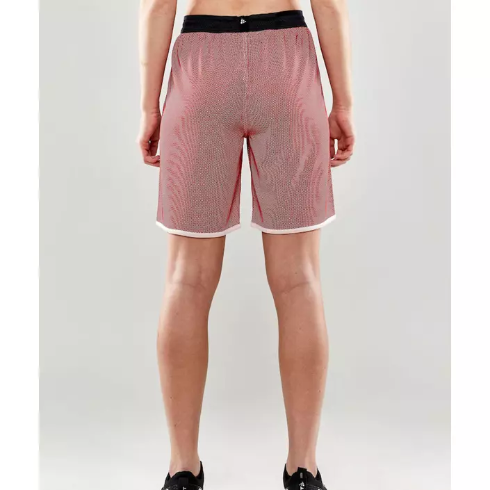 Craft Progress reversible women's shorts, Bright red/white, large image number 2