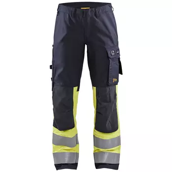 Blåkläder Multinorm women´s work trousers, Marine/Hi-Vis yellow